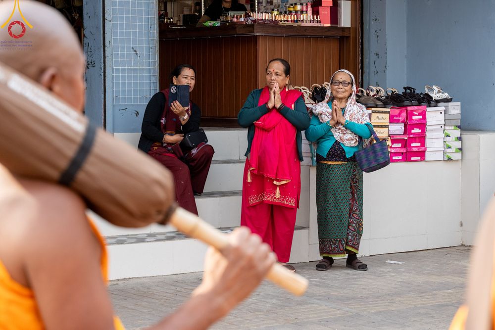 ภาพ No.317036:วันเสาร์ที่ 28 มีนาคม พ.ศ.2569 ธรรมยาตราจาริก ณ ซุ้มประตูลุมพินีเกต(Lumbini Gate) ประเทศเนปาล