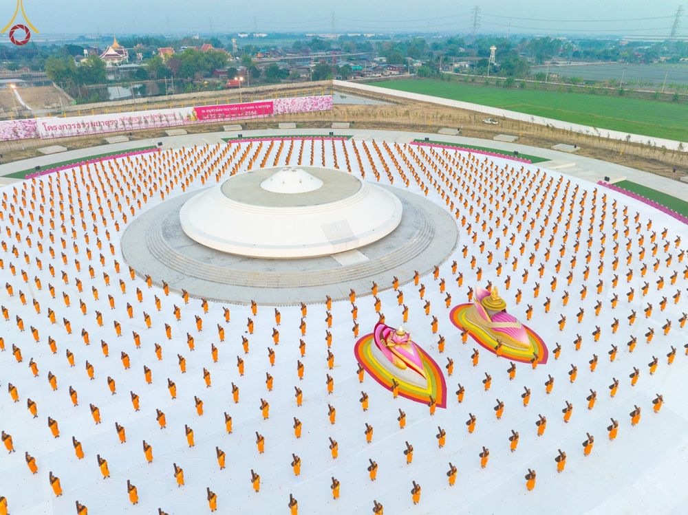 ภาพ No.74273:พุทธบุตรธรรมยาตรา ปฏิบัติธรรมและบันทึกภาพประวัติศาสตร์ ในโครงการธรรมยาตรากตัญญูบูชา มหาปูชนียาจารย์ พระมงคลเทพมุนี(สด จนฺทสโร) พระผู้ปราบมาร อนุสรณ์สถาน 7 แห่ง ปีที่ 11 ณ อนุสรณ์สถานบางปลา อ.บางเลน จ.นครปฐม วันที่ 23 มกราคม พ.ศ. 2566