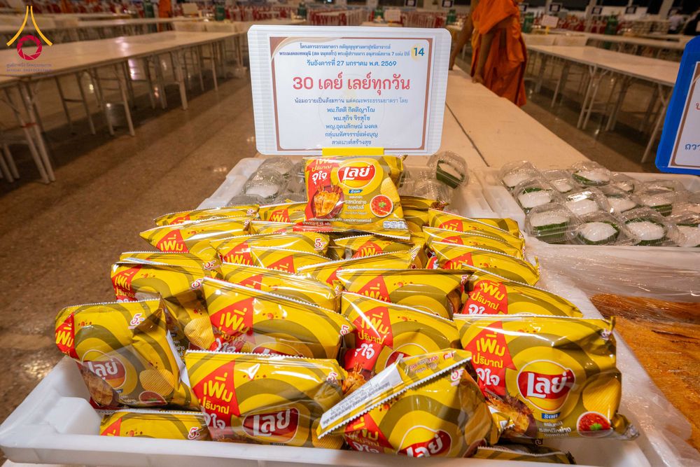 ภาพ No.303557:วันที่ 27 มกราคม พ.ศ. 2569 พิธีถวายภัตตาหารเป็นสังฆทาน แด่พระธรรมยาตรา ณ วัดพระธรรมกาย  จังหวัดปทุมธานี ในโครงการธรรมยาตรา กตัญญูบูชา มหาปูชนียาจารย์ พระมงคลเทพมุนี(สด จนฺทสโร) พระผู้ปราบมาร อนุสรณ์สถาน 7 แห่ง ปีที่ 14