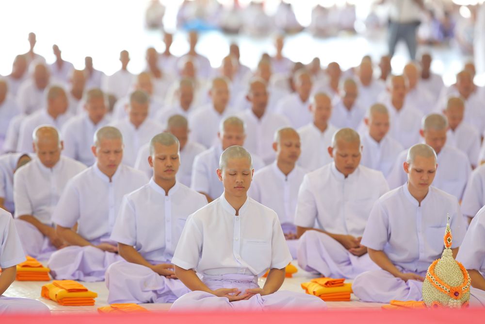 ภาพ No.37990:พิธีบรรพชาอุปสมบทหมู่