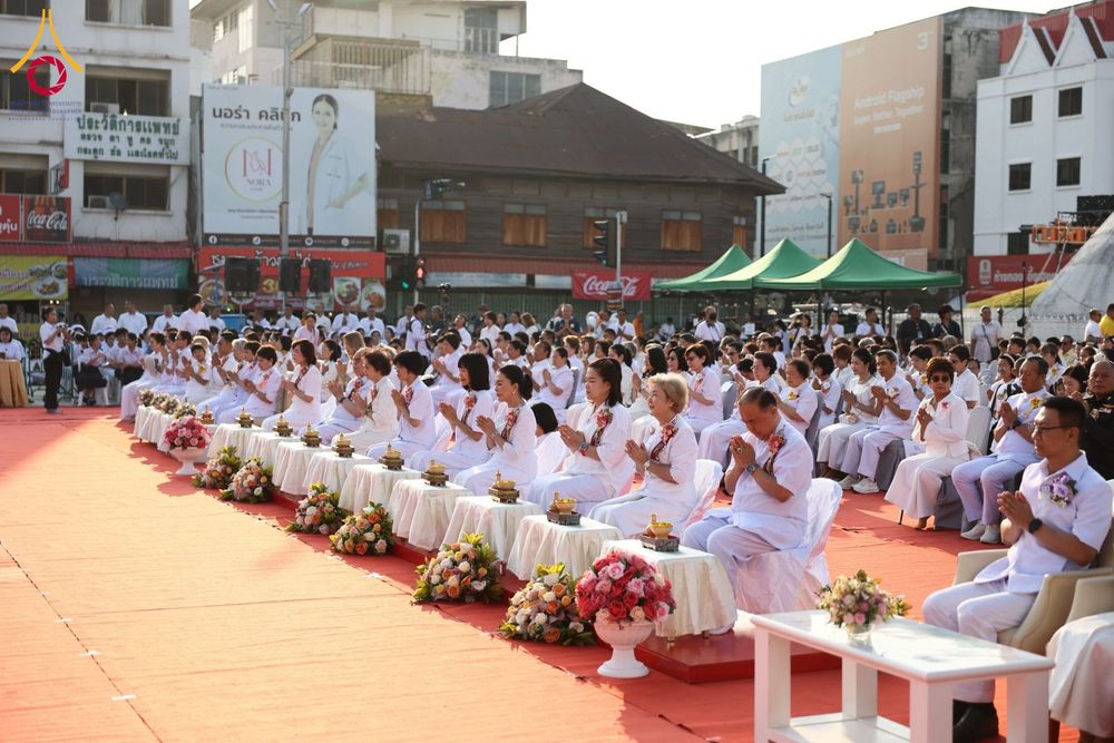 ภาพ No.312602:วันอาทิตย์ที่ 8 มีนาคม พ.ศ.2569 ทำบุญเมืองนครราชสีมา 558 ปี ตักบาตรพระ 10,000 รูป