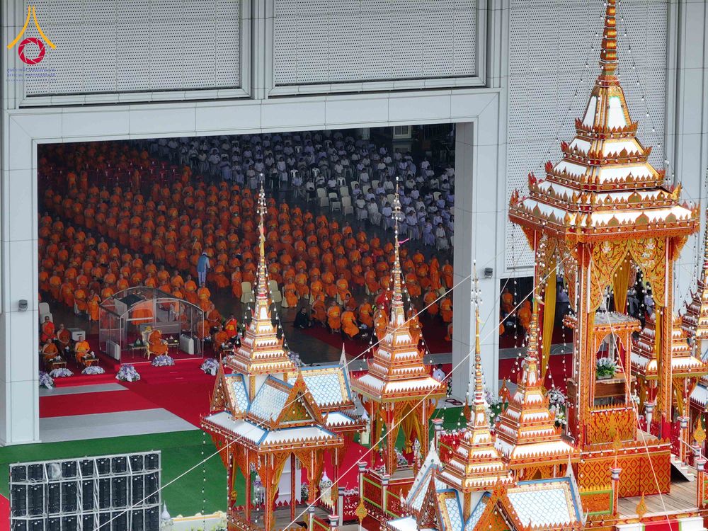 ภาพ No.316503:วันอาทิตย์ที่ 29 มีนาคม พ.ศ. 2569 พิธีทอดผ้าบังสุกุลและพิธีชำระร่าง โยมพ่อณรงค์ จินตมากุล  สิริอายุ 99 ปี 11 เดือน โยมบิดา พระครูปลัดรัตนวีรวัฒน์ (รังสฤษดิ์ อิทฺธิจินตโก) ที่ปรึกษาเจ้าคณะจังหวัดปทุมธานี เจ้าอาวาสวัดพระธรรมกาย  ณ ฌาปนสถานชั่วคราว ทางเข้า 