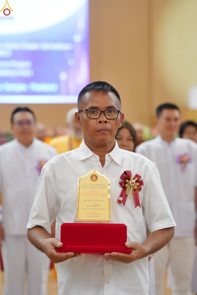 ภาพ No.311884:วันอังคารที่ 3 มีนาคม พ.ศ.2569 พิธีมอบโล่วัชรเกียรติยศ โครงการตอบปัญหาธรรมะทางก้าวหน้า ครั่งที่ 43, พิธีมอบโล่วัชรเกียรติยศ โครงการสอบตอบปัญหาศีลธรรม เพื่อสันติภาพโลก (World-Pec) ครั้งที่ 19 ณ สภาธรรมกายสากล วัดพระธรรมกาย