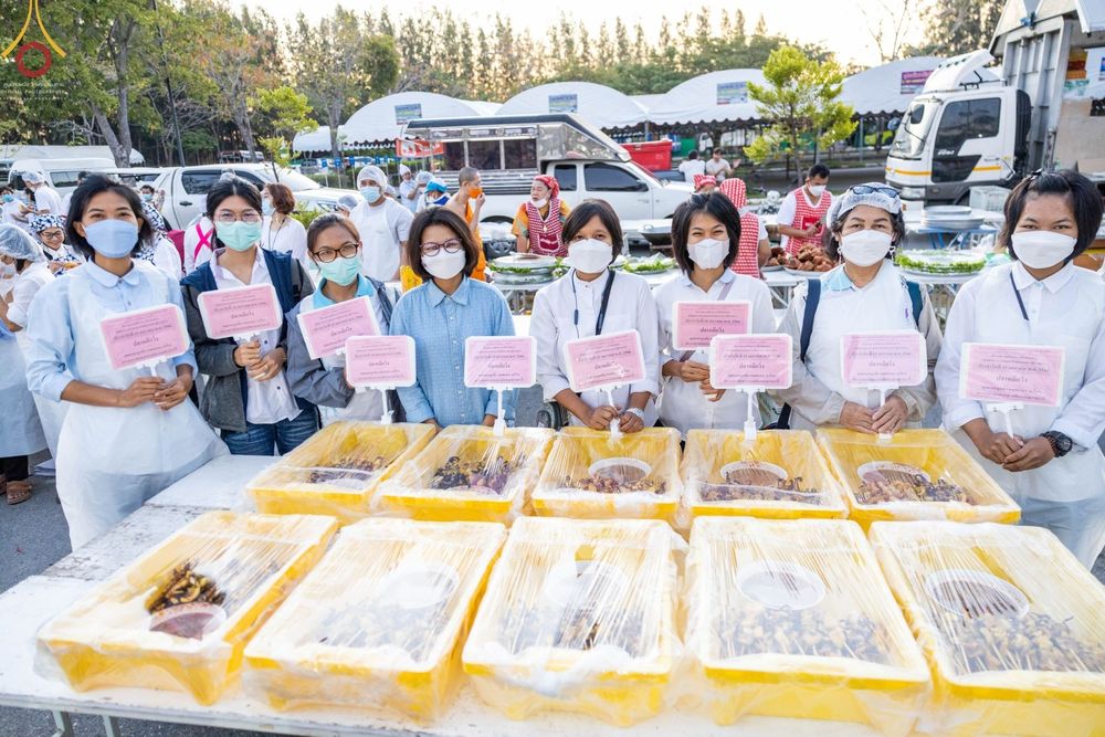 ภาพ No.71335:พิธีถวายภัตตาหารเป็นสังฆทาน แด่คณะพระธรรมยาตราฯ ในโครงการธรรมยาตรากตัญญูบูชา มหาปูชนียาจารย์ พระมงคลเทพมุนี(สด จนฺทสโร) พระผู้ปราบมาร อนุสรณ์สถาน 7 แห่ง ปีที่ 11 วันที่ 15 มกราคม พ.ศ. 2566