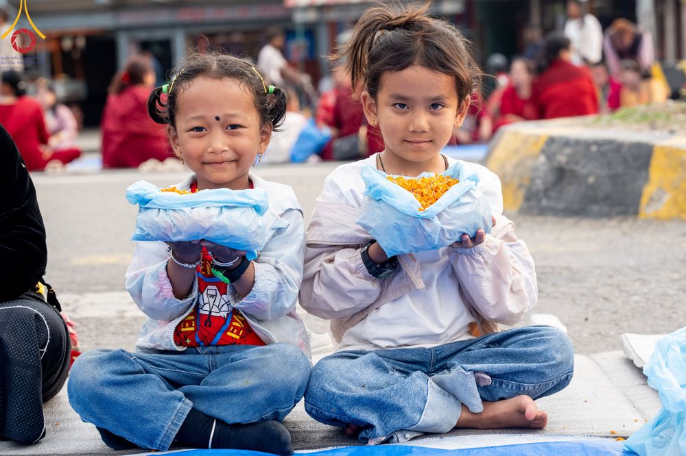 ภาพ No.317090:วันเสาร์ที่ 28 มีนาคม พ.ศ.2569 ธรรมยาตราจาริก ณ ซุ้มประตูลุมพินีเกต(Lumbini Gate) ประเทศเนปาล