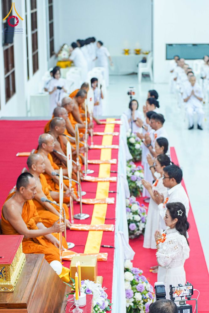 ภาพ No.315859:วันพฤหัสบดีที่ 26 มีนาคม พ.ศ. 2569 พิธีบำเพ็ญกุศล คุณพ่อณรงค์ จินตมากุล  สิริอายุ 99 ปี 11 เดือน โยมบิดา พระครูปลัดรัตนวีรวัฒน์ (รังสฤษดิ์ อิทฺธิจินตโก) ที่ปรึกษาเจ้าคณะจังหวัดปทุมธานี เจ้าอาวาสวัดพระธรรมกาย  ณ ห้องปลูกศรัทธา 2 วัดพระธรรมกาย ปทุมธานี