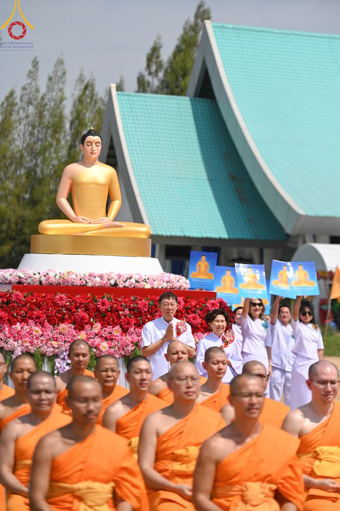 ภาพ No.310922:วันอาทิตย์ที่ 22 กุมภาพันธ์ พ.ศ. 2569 พิธีประดิษฐานพระประธาน “พระธรรมกาย” ณ ธุดงคสถานอำนาจเจริญ จังหวัดอำนาจเจริญ