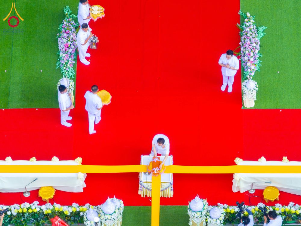 ภาพ No.316626:วันอาทิตย์ที่ 29 มีนาคม พ.ศ. 2569 พิธีทอดผ้าบังสุกุลและพิธีชำระร่าง โยมพ่อณรงค์ จินตมากุล  สิริอายุ 99 ปี 11 เดือน โยมบิดา พระครูปลัดรัตนวีรวัฒน์ (รังสฤษดิ์ อิทฺธิจินตโก) ที่ปรึกษาเจ้าคณะจังหวัดปทุมธานี เจ้าอาวาสวัดพระธรรมกาย  ณ ฌาปนสถานชั่วคราว ทางเข้า 