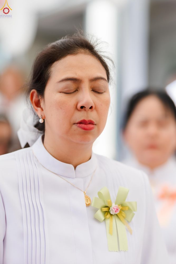 ภาพ No.286109:วันที่ 13 กรกฎาคม พ.ศ. 2568  พิธีทอดผ้าป่าฉลอง 13 ปี  วัดพระธรรมกายสวิตเซอร์แลนด์