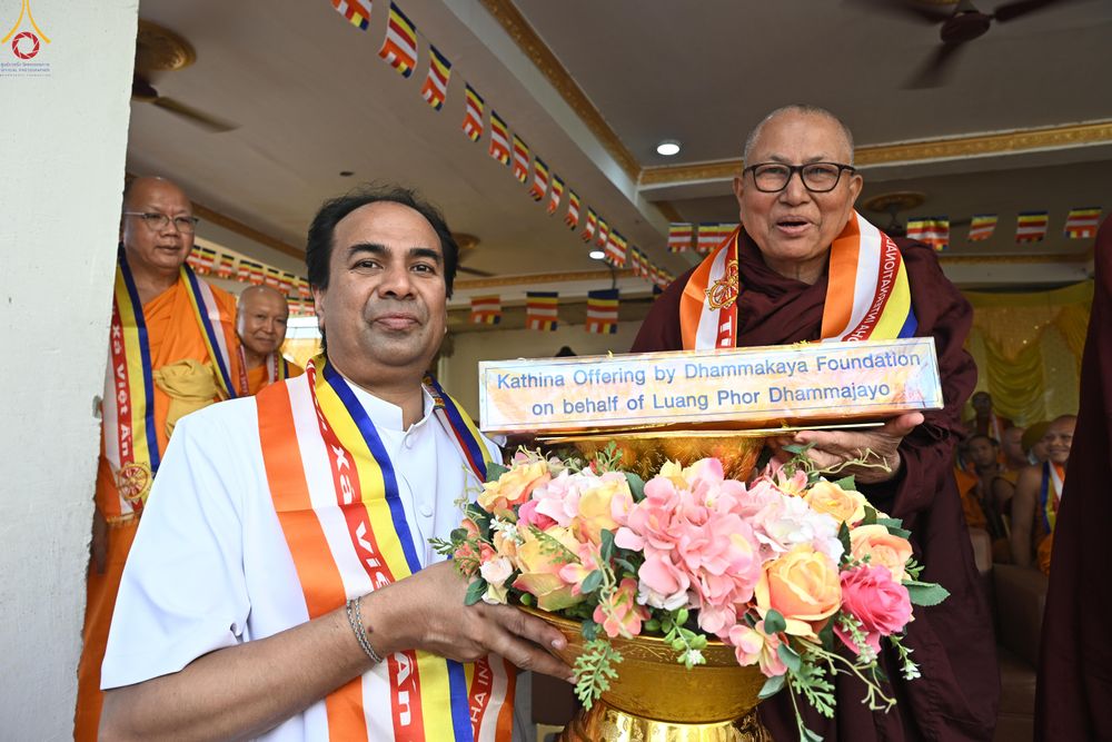 ภาพ No.284062:วันที่ 5 พฤศจิกายน พุทธศักราช 2568 กฐินสมทบวัดต่างประเทศ โดยคณะศิษยานุศิษย์ บูชาธรรม 81 ปี หลวงพ่อธัมมชโย ณ วัดพุทธนานาชาติเพื่อสวัสดิการสากล (Buddha International Welfare Mission)  เมืองพุทธคยา ประเทศอินเดีย