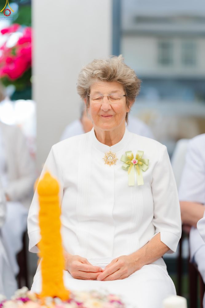 ภาพ No.286196:วันที่ 13 กรกฎาคม พ.ศ. 2568  พิธีทอดผ้าป่าฉลอง 13 ปี  วัดพระธรรมกายสวิตเซอร์แลนด์