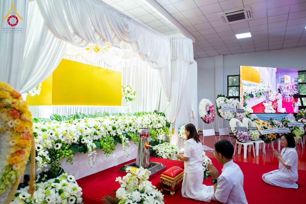 ภาพ No.314438:วันพฤหัสบดีที่ 19 มีนาคม พ.ศ. 2569 พิธีบำเพ็ญกุศล คุณพ่อณรงค์ จินตมากุล โยมบิดา พระครูปลัดรัตนวีรวัฒน์ (รังสฤษดิ์ อิทฺธิจินตโก) ที่ปรึกษาเจ้าคณะจังหวัดปทุมธานี เจ้าอาวาสวัดพระธรรมกาย  ณ ห้องปลูกศรัทธา 2 วัดพระธรรมกาย ปทุมธานี