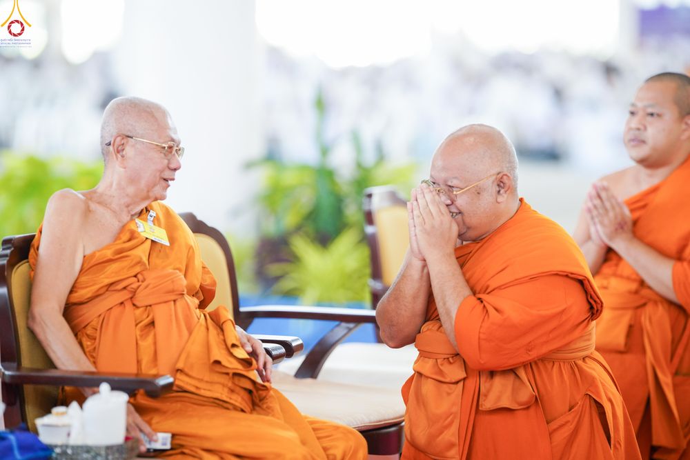 ภาพ No.342205:วันอาทิตย์ที่ 2 สิงหาคม พ.ศ.2569 วันสมาธิโลก การต้อนรับปฏิสันถารพระสังฆาธิการ ,พิธีบูชาข้าวพระ ณ สภาธรรมกายสากล วัดพระธรรมกาย