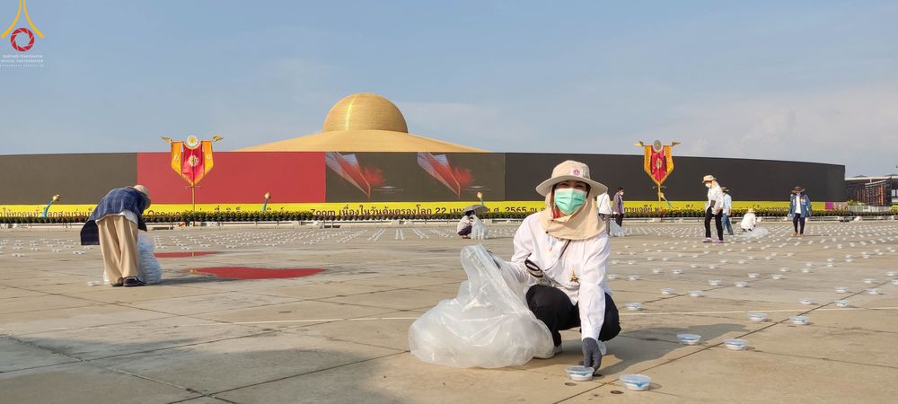 ภาพ No.45633:ประมวลภาพ V-Peace อาสาสมัคร เบื้องหลังความสำเร็จ วันคุ้มครองโลก
