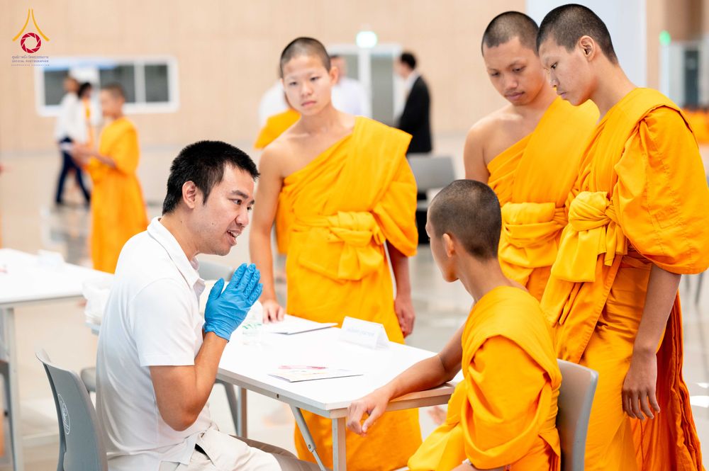 ภาพ No.342624:วันที่ 8 สิงหาคม พ.ศ. 2569  ตรวจสุขภาพประจำปีสามเณร ณ วัดพระธรรมกาย ปทุมธานี
