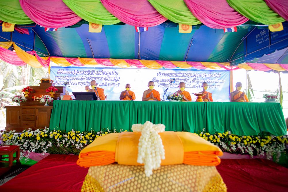 ภาพ No.38987:พิธีทอดกฐินสามัคคีสร้างทุกสิ่ง ณ ธุดงคสถานราชบุรี