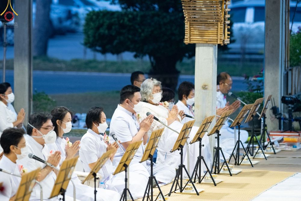 ภาพ No.71404:พิธีถวายภัตตาหารเป็นสังฆทาน แด่คณะพระธรรมยาตราฯ ในโครงการธรรมยาตรากตัญญูบูชา มหาปูชนียาจารย์ พระมงคลเทพมุนี(สด จนฺทสโร) พระผู้ปราบมาร อนุสรณ์สถาน 7 แห่ง ปีที่ 11 วันที่ 16 มกราคม พ.ศ. 2566