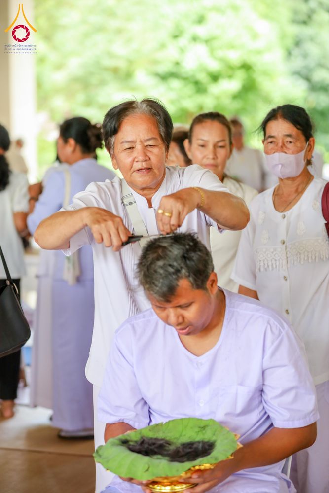 ภาพ No.340053:วันอาทิตย์ ที่ 19 กรกฎาคม 2569 พิธีตัดปอยผมนาคธรรมทายาทโครงการอุปสมบทรุ่นเข้าพรรษาประจำปี2569  ณ ธุดงคสถานพิษณุโลก อ.วังทอง จ.พิษณุโลก