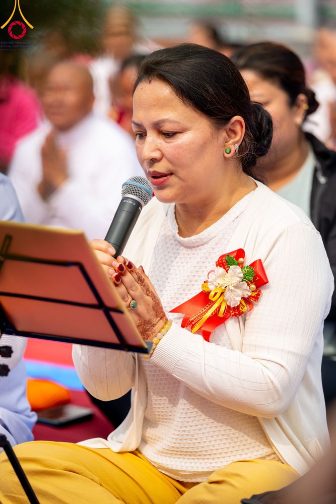 ภาพ No.313397:วันพฤหัสบดีที่ 12 มีนาคม พ.ศ. 2569 พิธีมอบบาตรและผ้าไตรในโครงการบรรพชาสามเณร 500 รูป  ณ นาคบาฮาล (Nagbahal) ประเทศเนปาล