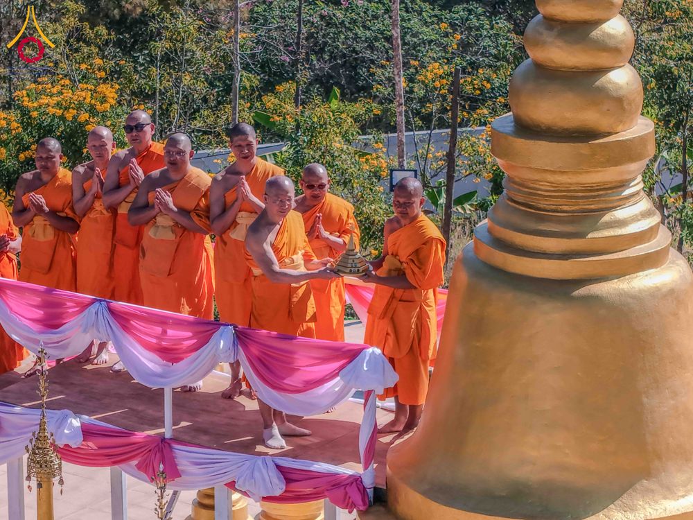 ภาพ No.309198:วันเสาร์ที่ 7 กุมภาพันธ์ พ.ศ.2569 พิธีบรรจุพระบรมสารีริกธาตุ ประดิษฐาน  ณ เจดีย์วัดทุ่งเจริญธรรม อ.อมก๋อย จ.เชียงใหม่