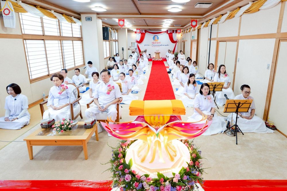 ภาพ No.261788:วันที่ 17 ตุลาคม พ.ศ. 2568 พิธีทอดกฐินวัดพระธรรมกายนางาโน่ ประเทศญี่ปุ่น  "เชื่อมสายบุญพระผู้ปราบมาร" บูชาธรรม 141 ปี พระมงคลเทพมุนี (สด จนฺทสโร)