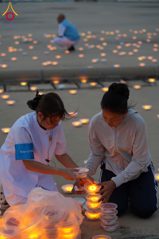 ภาพ No.345747:วันพฤหัสบดีที่ 27 สิงหาคม พ.ศ.2569 พิธีจุดประทีป เนื่องในวันธรรมชัย ณ วัดพระธรรมกาย ปทุมธานี