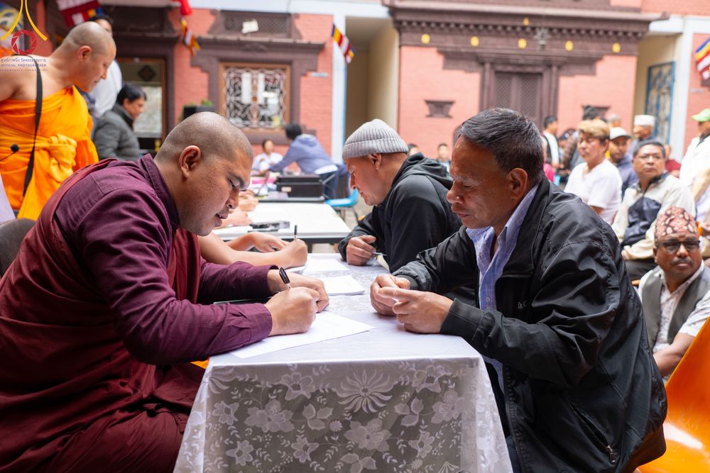 ภาพ No.313169:วันอังคารที่ 10 มีนาคม พ.ศ. 2569 ประมวลภาพบรรยากาศวันแรก โครงการบวชธรรมทายาท ประเทศเนปาล ณ วัดอเชศวร (Aksheswar Mahavihar )