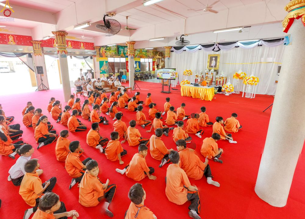 ภาพ No.338469:วันที่ 2-3 กรกฎาคม พ.ศ.2569 โครงการอบรมคุณธรรม จริยธรรมและความดีสากล ประจำปีการศึกษา2569 นักเรียนกว่า 150 คน  ณ วัดราษฎร์บูรณะ (วัดบางปลา) ต.บางปลา อ.บางพลี จ.สมุทรปราการ