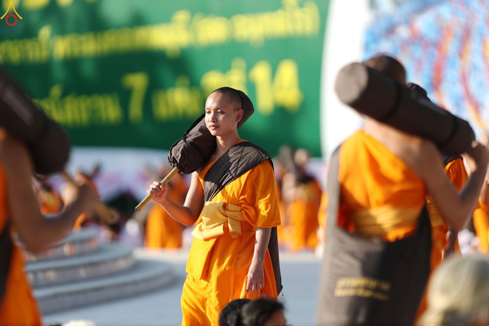 ภาพ No.290531:วันที่ 7 มกราคม พ.ศ. 2569 พิธีต้อนรับพระธรรมยาตรา ณ อนุสรณ์สถานลำดับที่ 2  สถานที่ตั้งมโนปณิธานบวชตลอดชีวิต อนุสรณ์สถานคลองบางนางแท่น (ภาพชุดที่ 2) อ.สามพราน จ.นครปฐม ในโครงการธรรมยาตรา กตัญญูบูชา มหาปูชนียาจารย์ พระมงคลเทพมุนี(สด จนฺทสโร) พระผู้ปราบมาร 