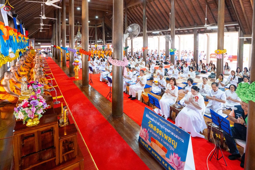 ภาพ No.291483:วันที่ 9 มกราคม พ.ศ. 2569  พิธีทอดผ้าป่าทำนุบำรุงศาสนสถาน  ณ วัดสรรเพรช อ.สามพราน จ.นครปฐม  ในโครงการธรรมยาตรา กตัญญูบูชา มหาปูชนียาจารย์  พระมงคลเทพมุนี(สด จนฺทสโร) พระผู้ปราบมาร  อนุสรณ์สถาน 7 แห่ง ปีที่ 14