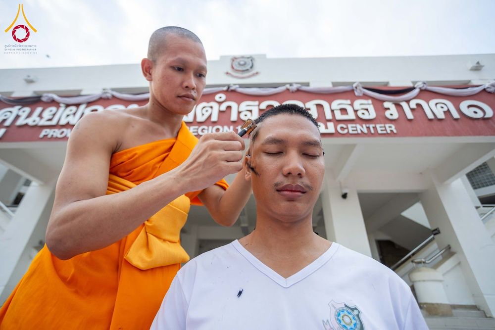 ภาพ No.349355:วันจันทร์ที่ 14 กันยายน พ.ศ.2569  พิธีตัดปอยผมนักเรียนนายสิบธรรมทายาท  "โครงการบรรพชาและพัฒนาศีลธรรม นักเรียนนายสิบตำรวจรุ่นที่ 16“  ณ ศูนย์ฝึกอบรมตำรวจภูธร ภาค 1  จ.สระบุรี