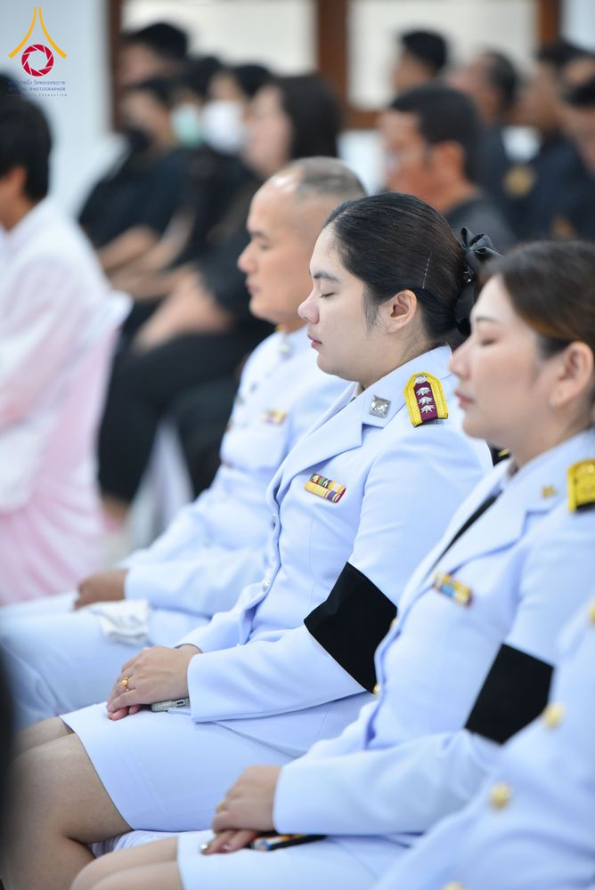 ภาพ No.280701:วันศุกร์ที่ 12 ธันวาคม พ.ศ.2568 พิธีบำเพ็ญกุศลปัญญาสมวาร (50 วัน) อุทิศถวายพระราชกุศลแด่ “พระพันปีหลวง” ณ วัดพระธรรมกาย