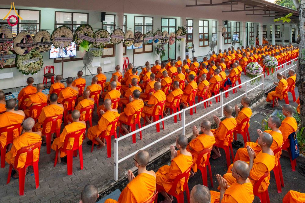 ภาพ No.315142:วันจันทร์ที่ 23 มีนาคม พ.ศ. 2569 พิธีบำเพ็ญกุศล คุณพ่อณรงค์ จินตมากุล  สิริอายุ 99 ปี 11 เดือน โยมบิดา พระครูปลัดรัตนวีรวัฒน์ (รังสฤษดิ์ อิทฺธิจินตโก) ที่ปรึกษาเจ้าคณะจังหวัดปทุมธานี เจ้าอาวาสวัดพระธรรมกาย  ณ ห้องปลูกศรัทธา 2 วัดพระธรรมกาย ปทุมธานี