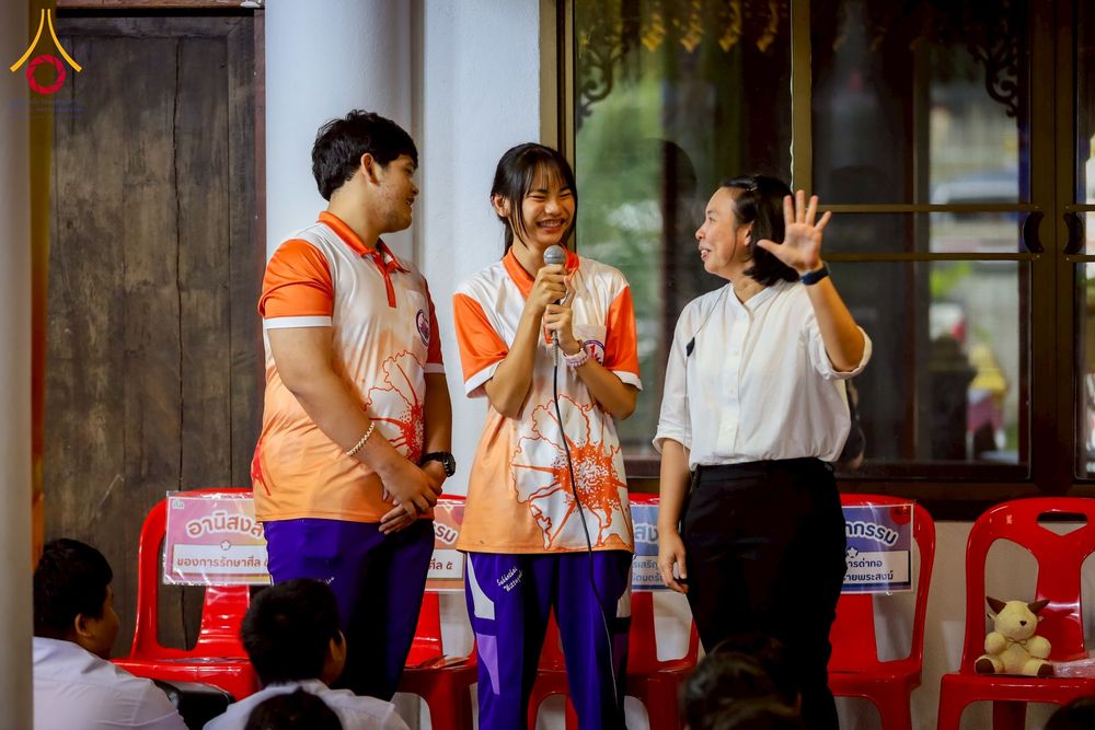 ภาพ No.272531:วันที่ 21 พฤศจิกายน พ.ศ. 2568 รวมพลังเด็กดี V-Star ผู้นำฟื้นฟูศีลธรรมโลก ประจำปี 2568 จังหวัดสุโขทัย ณ ศูนย์ปฏิบัติธรรมสุโขทัย