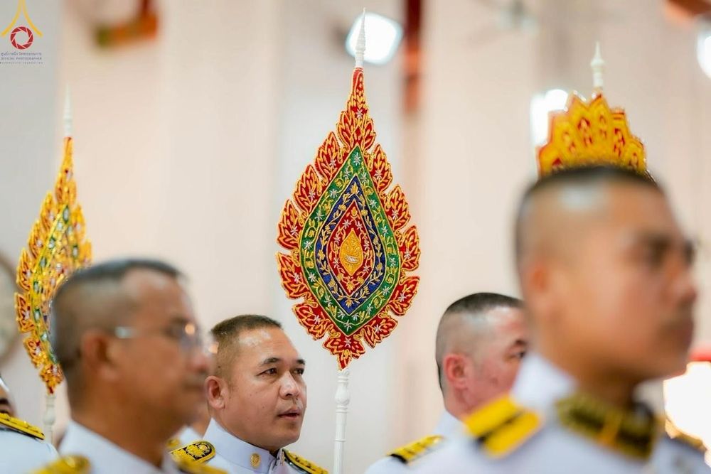 ภาพ No.214749:พิธีต้อนรับสัญญาบัตร พัดยศ พระราชวิเทศวชิรเวที (บัณฑิต วรปญฺโญ) เจ้าอาวาสวัดพระธรรมกายสกอตแลนด์ สหราชอาณาจักร ผู้ช่วยเจ้าอาวาสวัดพระธรรมกาย ณ อุโบสถพระไตรปิฏก วัดพระธรรมกาย