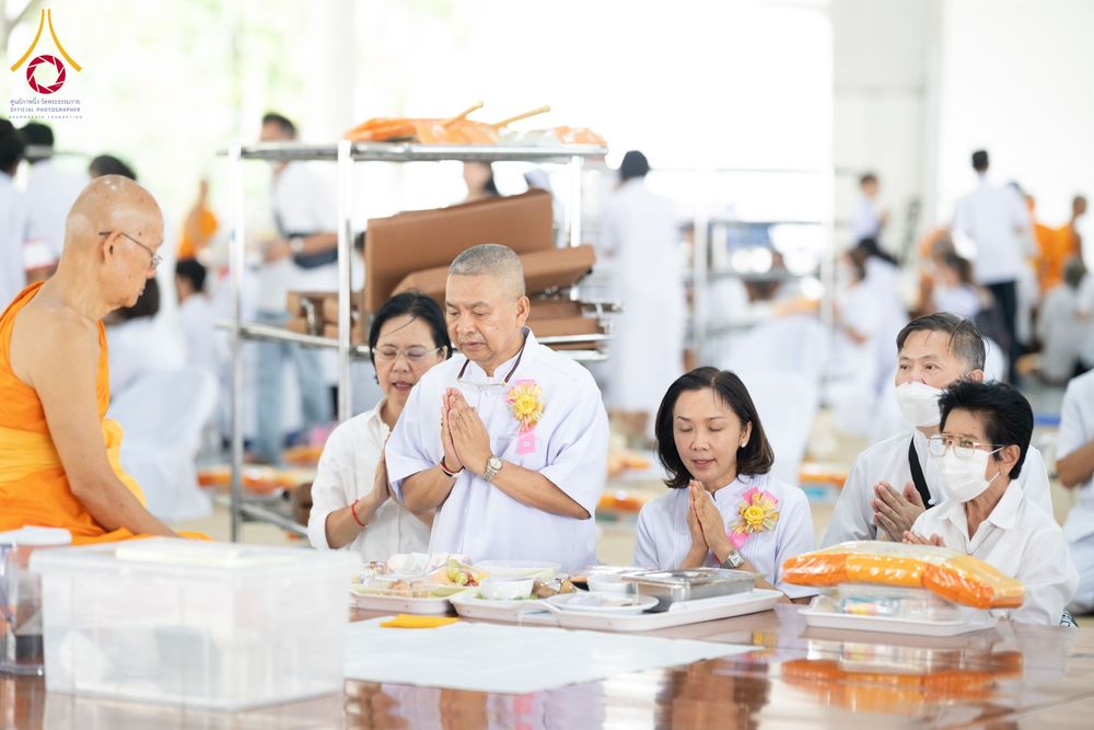 ภาพ No.129509:พิธีบุพเปตพลี ครั้งที่ 147 อุทิศบุญแด่หมู่ญาติที่ล่วงลับไปแล้ว และสืบทอดอายุพระพุทธศาสนา วันเสาร์ที่  9 มีนาคม พ.ศ. 2567 (วันพระแรม 8 ค่ำ เดือน 3) ณ หอฉันคุณยายอาจารย์ฯ วัดพระธรรมกาย จ.ปทุมธานี