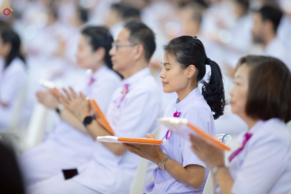 ภาพ No.240671:วันพุธที่ 27 สิงหาคม พ.ศ. 2568 พิธีทอดผ้าป่าเพื่อสร้างอาคาร  82 ปี หลวงพ่อธัมมชโย สมทบกฐินวัดพระธรรมกาย และกฐิน 30,000 วัดทั่วประเทศ ครั้งที่ 1