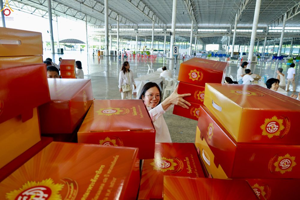 ภาพ No.320555:วันที่ 10 เมษายน พ.ศ.2569 การเตรียมกล่องไทยธรรม เพื่องานถวายมหาสังฆทาน 40,000 กว่าวัดทั่วประเทศ วันคุ้มครองโลก 22 เมษายน พ.ศ.2569 วัดพระธรรมกาย