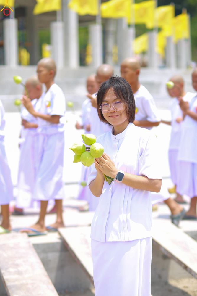 ภาพ No.320131:วันเสาร์ที่ 4 เมษายน 2569 พิธีตัดปอยผม ขอขมาผู้ปกครอง  มอบบาตร-ผ้าไตร และพิธีบรรพชาสามเณร 87 รูป  ณ ศูนย์ปฏิบัติธรรมระยอง(บ้านช่องลม)  ต.บางบุตร อ.บ้านค่าย จ.ระยอง