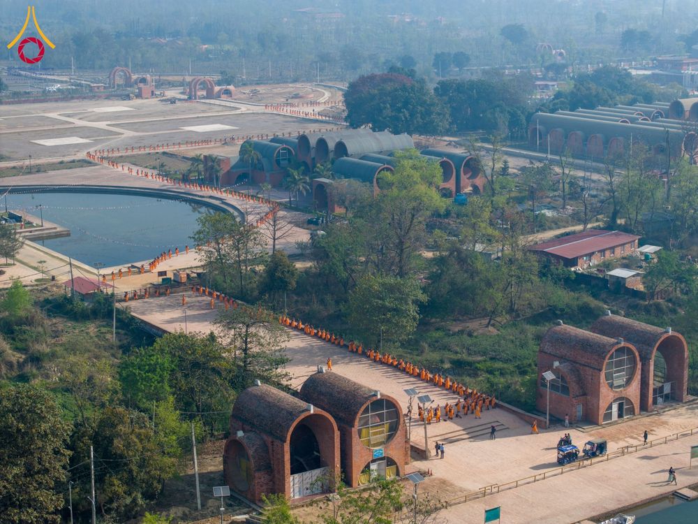 ภาพ No.131991:พิธีต้อนรับ พระ-สามเณร ธรรมยาตรา ในโครงการบรรพชา 1,250 รูป ณ แดนประสูติ สวนลุมพินี ประเทศเนปาล วันที่ 16-17 มีนาคม พ.ศ. 2567