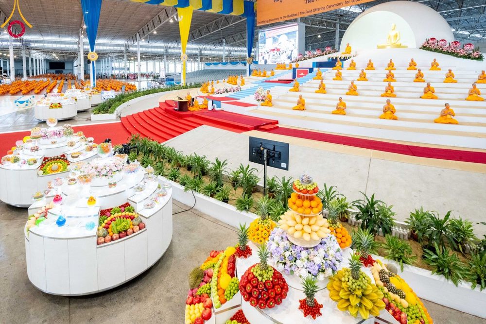 ภาพ No.99677:พิธีปฏิบัติธรรมและพิธีบูชาข้าวพระ ในวันอาทิตย์ต้นเดือนที่ 3 ธันวาคม พ.ศ. 2566 ณ สภาธรรมกายสากล วัดพระธรรมกาย จ.ปทุมธานี