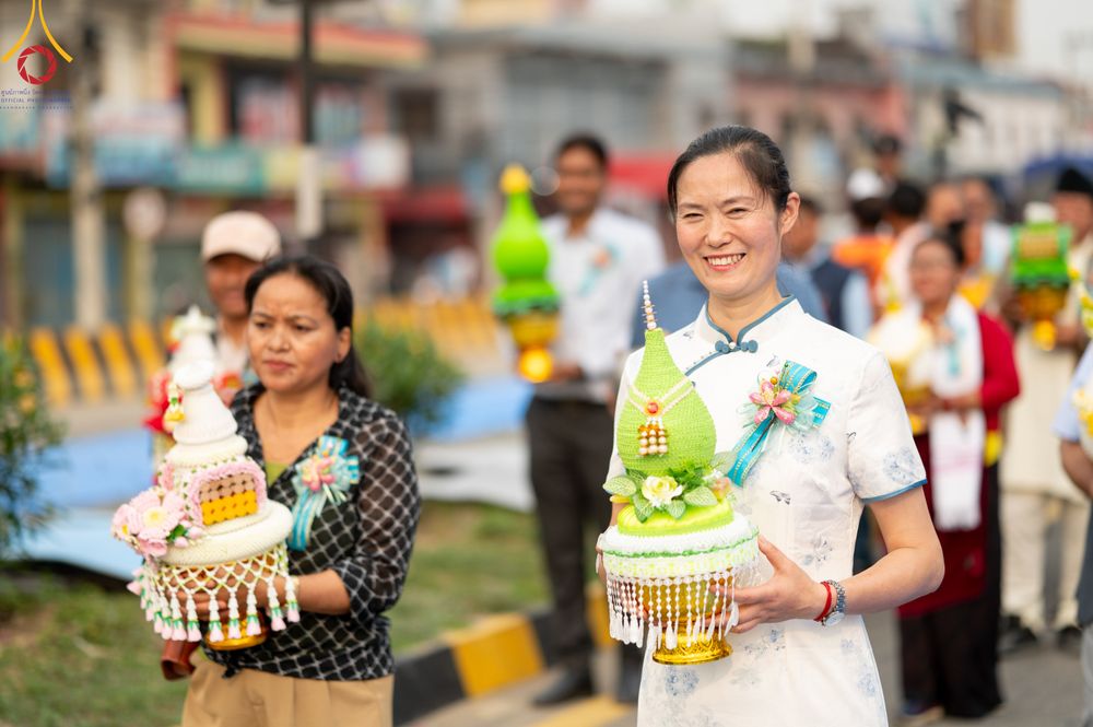 ภาพ No.317061:วันเสาร์ที่ 28 มีนาคม พ.ศ.2569 ธรรมยาตราจาริก ณ ซุ้มประตูลุมพินีเกต(Lumbini Gate) ประเทศเนปาล