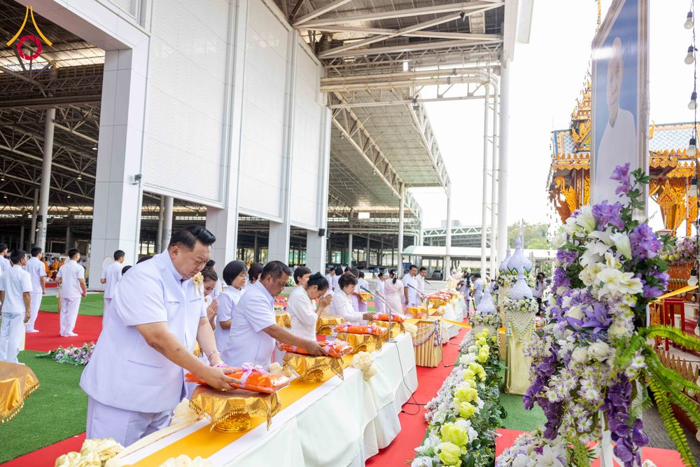 ภาพ No.316589:วันอาทิตย์ที่ 29 มีนาคม พ.ศ. 2569 พิธีทอดผ้าบังสุกุลและพิธีชำระร่าง โยมพ่อณรงค์ จินตมากุล  สิริอายุ 99 ปี 11 เดือน โยมบิดา พระครูปลัดรัตนวีรวัฒน์ (รังสฤษดิ์ อิทฺธิจินตโก) ที่ปรึกษาเจ้าคณะจังหวัดปทุมธานี เจ้าอาวาสวัดพระธรรมกาย  ณ ฌาปนสถานชั่วคราว ทางเข้า 