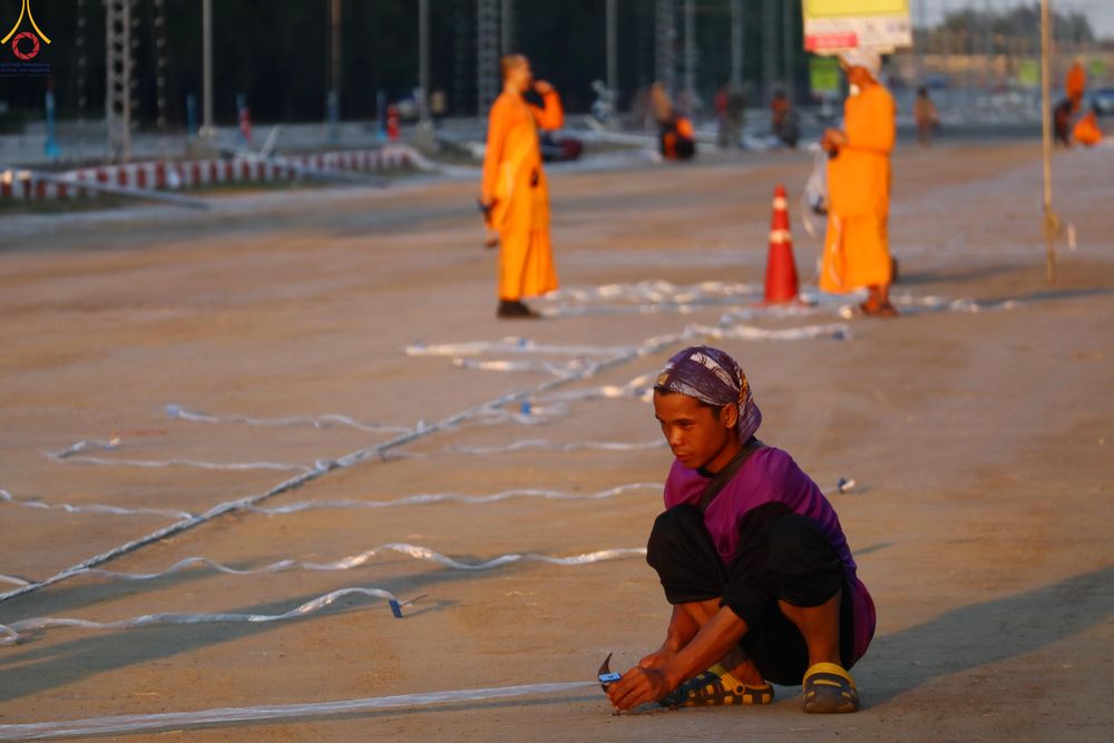 ภาพ No.320973:วันที่ 9 เมษายน พ.ศ.2569 การเตรียมงานจราจร เพื่องานถวายมหาสังฆทาน 40,000 กว่าวัดทั่วประเทศ วันคุ้มครองโลก 22 เมษายน พ.ศ.2569 วัดพระธรรมกาย