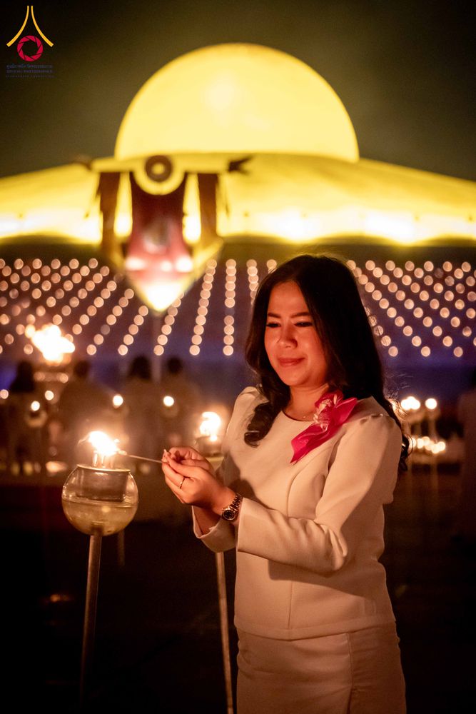 ภาพ No.312392:วันอังคารที่ 3 มีนาคม พ.ศ.2569 พิธีเวียนประทักษิณและจุดมาฆประทีป (ภาพชุดที่ 2) ณ ลานธรรมพระมหาธรรมกายเจดีย์ วัดพระธรรมกาย