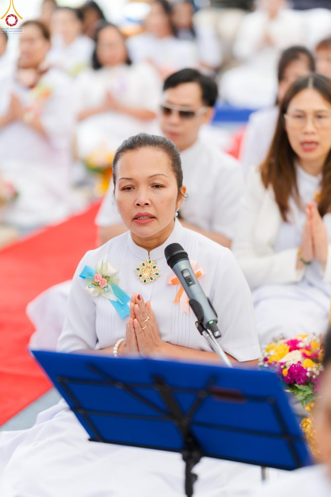 ภาพ No.286179:วันที่ 13 กรกฎาคม พ.ศ. 2568  พิธีทอดผ้าป่าฉลอง 13 ปี  วัดพระธรรมกายสวิตเซอร์แลนด์