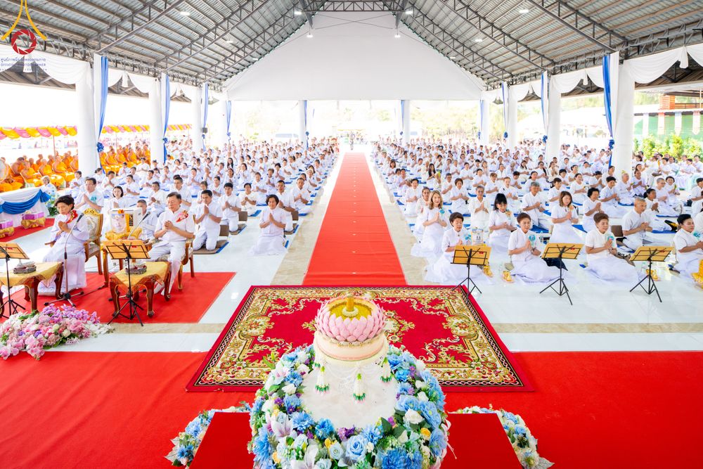 ภาพ No.310958:วันอาทิตย์ที่ 22 กุมภาพันธ์ พ.ศ. 2569 พิธีประดิษฐานพระประธาน “พระธรรมกาย” ณ ธุดงคสถานอำนาจเจริญ จังหวัดอำนาจเจริญ