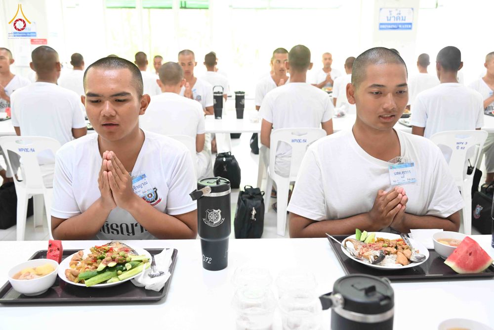 ภาพ No.340540:วันที่ 24-25 กรกฎาคม พ.ศ. 2569 โครงการพัฒนาคุณธรรม จริยธรรม สำหรับนักเรียนนายสิบตำรวจ (นสต.) รุ่นที่ 17 ศูนย์ฝึกอบรมตำรวจภูธรภาค 1 ได้จัดกิจกรรม WalkRally สวดมนต์นั่งสมาธิ และฟังธรรมจากพระอาจารย์ ณ ศูนย์ปฏิบัติธรรมเวิล์ดพีช วัลเล่ย์ (World Peace Valley) 