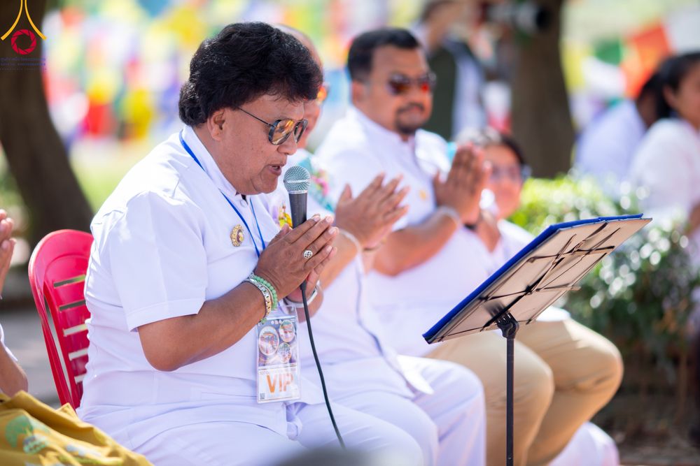 ภาพ No.314180:วันจันทร์ที่ 16 มีนาคม พ.ศ. 2569 พิธีถวายบาตรอัฐบริขาร และพิธีขอนิสัยแก่สามเณรธรรมทายาท 500 รูป ณ วิหารมายาเทวี ประเทศเนปาล