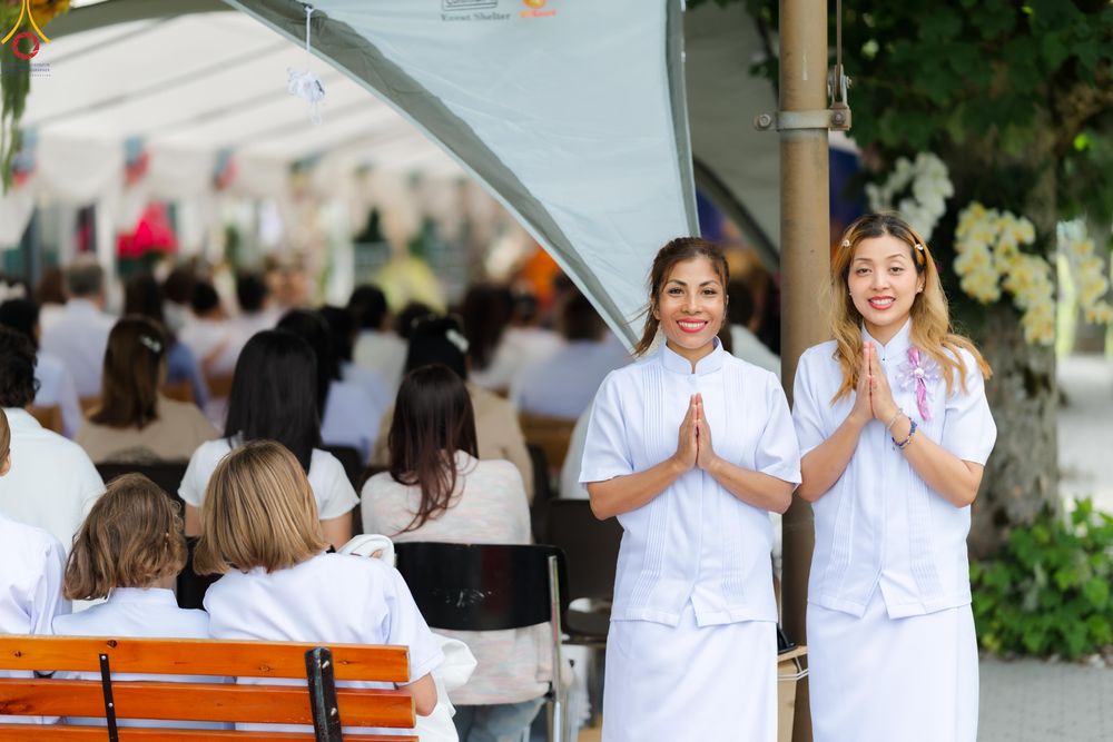 ภาพ No.286193:วันที่ 13 กรกฎาคม พ.ศ. 2568  พิธีทอดผ้าป่าฉลอง 13 ปี  วัดพระธรรมกายสวิตเซอร์แลนด์